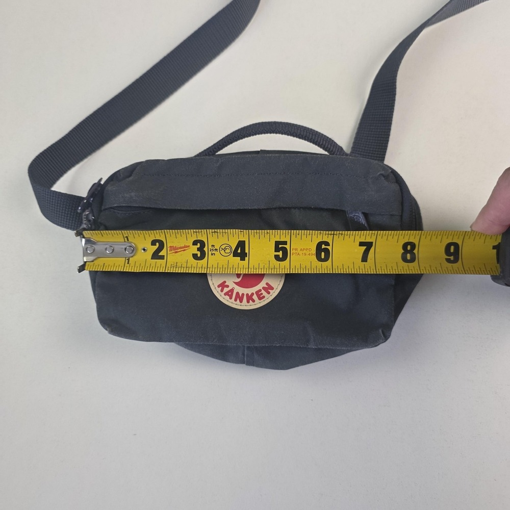 Fjallraven Kanken Hip Pack Belt Bag Womens Small Blue Canvas Travel Waist - Picture 11 of 13